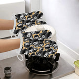 Billiard Ball Pattern Print Design 04 Heat Resistant Oven Mitts