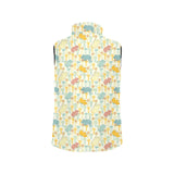 Hippopotamus Pattern Print Design 04 Men's Padded Vest