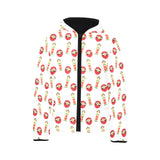 Daruma japanese wooden doll Kids' Boys' Girls' Padded Hooded Jacket