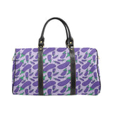 Eggplant Pattern Print Design 03 Travel Bag
