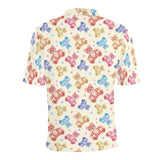 Teddy Bear Pattern Print Design 05 Men's All Over Print Polo Shirt