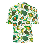 Avocado design pattern Men's All Over Print Polo Shirt