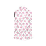 Pig Pattern Print Design 03 Men's Padded Vest