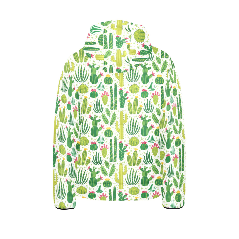 Cactus pattern copy Kids' Boys' Girls' Padded Hooded Jacket