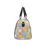 Chemistry Periodic Table Pattern Print Design 01 Travel Bag