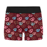 Pretzels Pattern Print Design 05 Men's All Over Print Boxer Briefs Men's Underwear