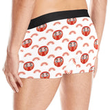 Daruma japanese wooden doll design pattern Men's All Over Print Boxer Briefs Men's Underwear