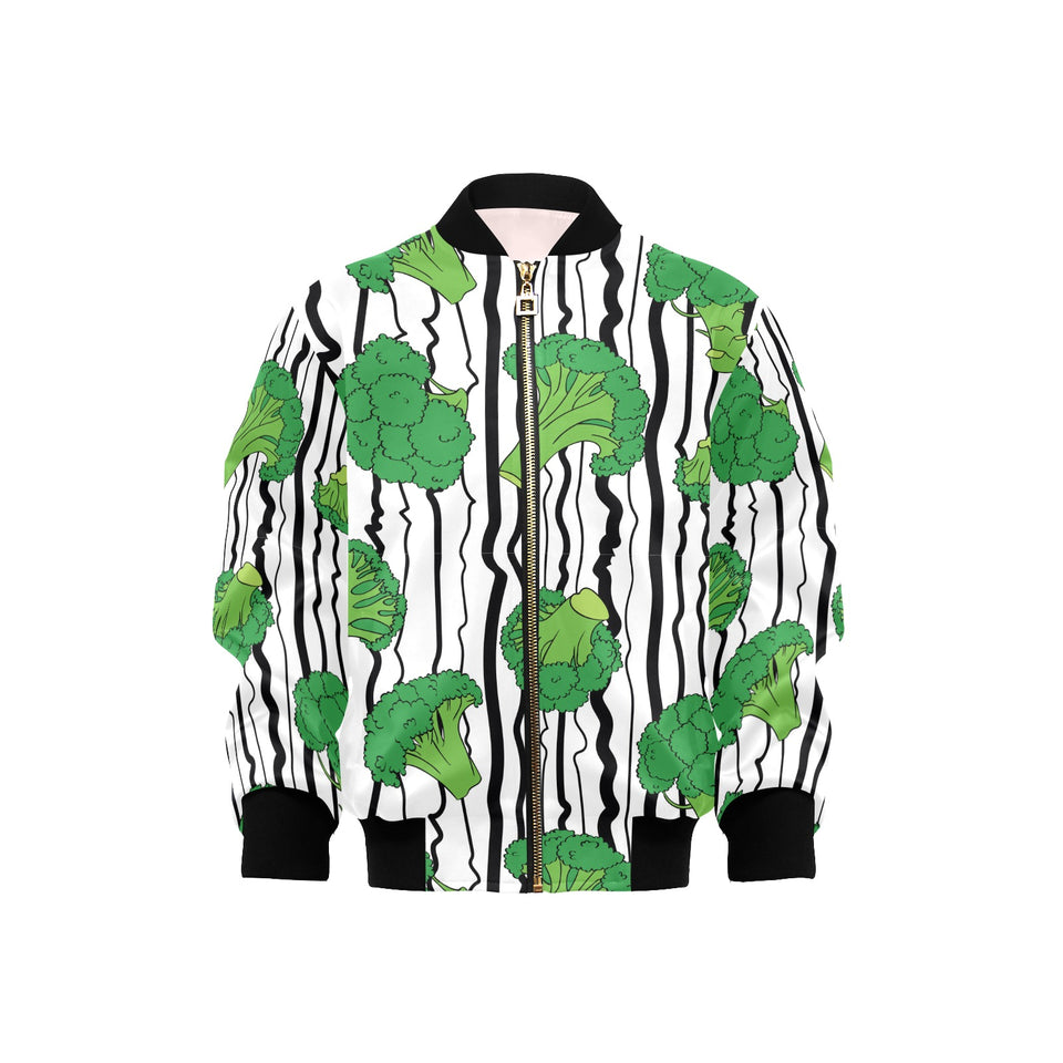 Cool Broccoli pattern Kids' Boys' Girls' Bomber Jacket