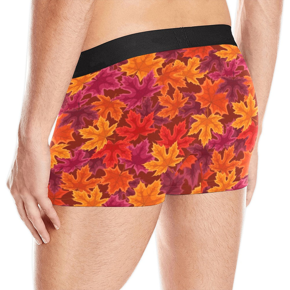 Autumn maple leaf pattern Men's All Over Print Boxer Briefs Men's Underwear