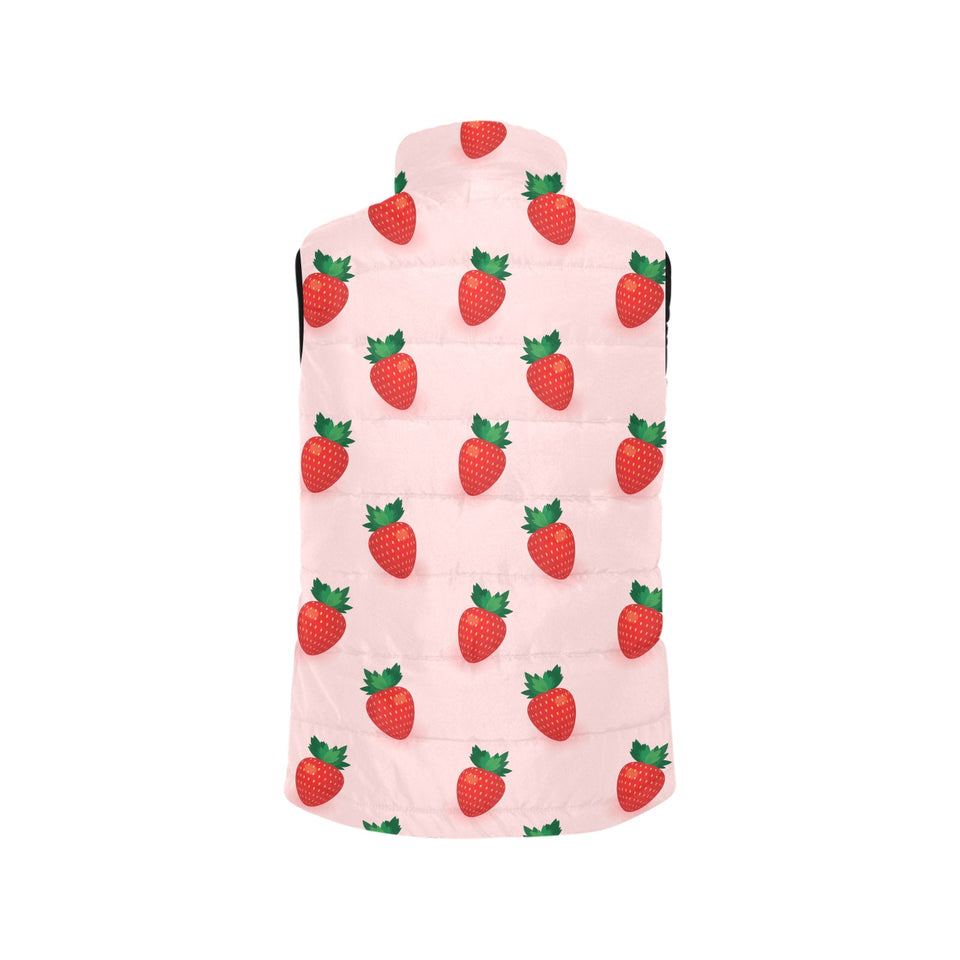Strawberry beautiful pattern Women's Padded Vest