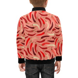 Beautiful Chili peppers pattern Kids' Boys' Girls' Bomber Jacket