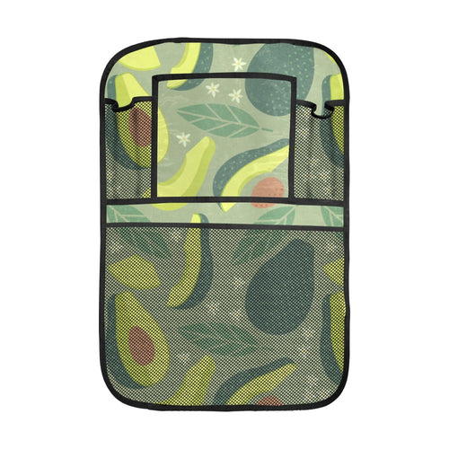 Avocado pattern Car Seat Back Organizer