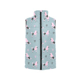 poodle dog pattern Women's Padded Vest