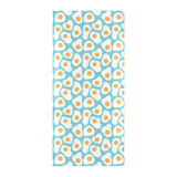 Fried Eggs Pattern Print Design 04 Beach Towel