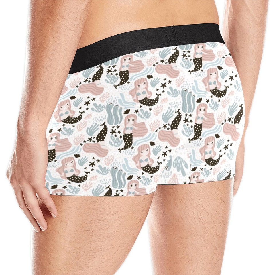 cute mermaid pattern Men's All Over Print Boxer Briefs Men's Underwear