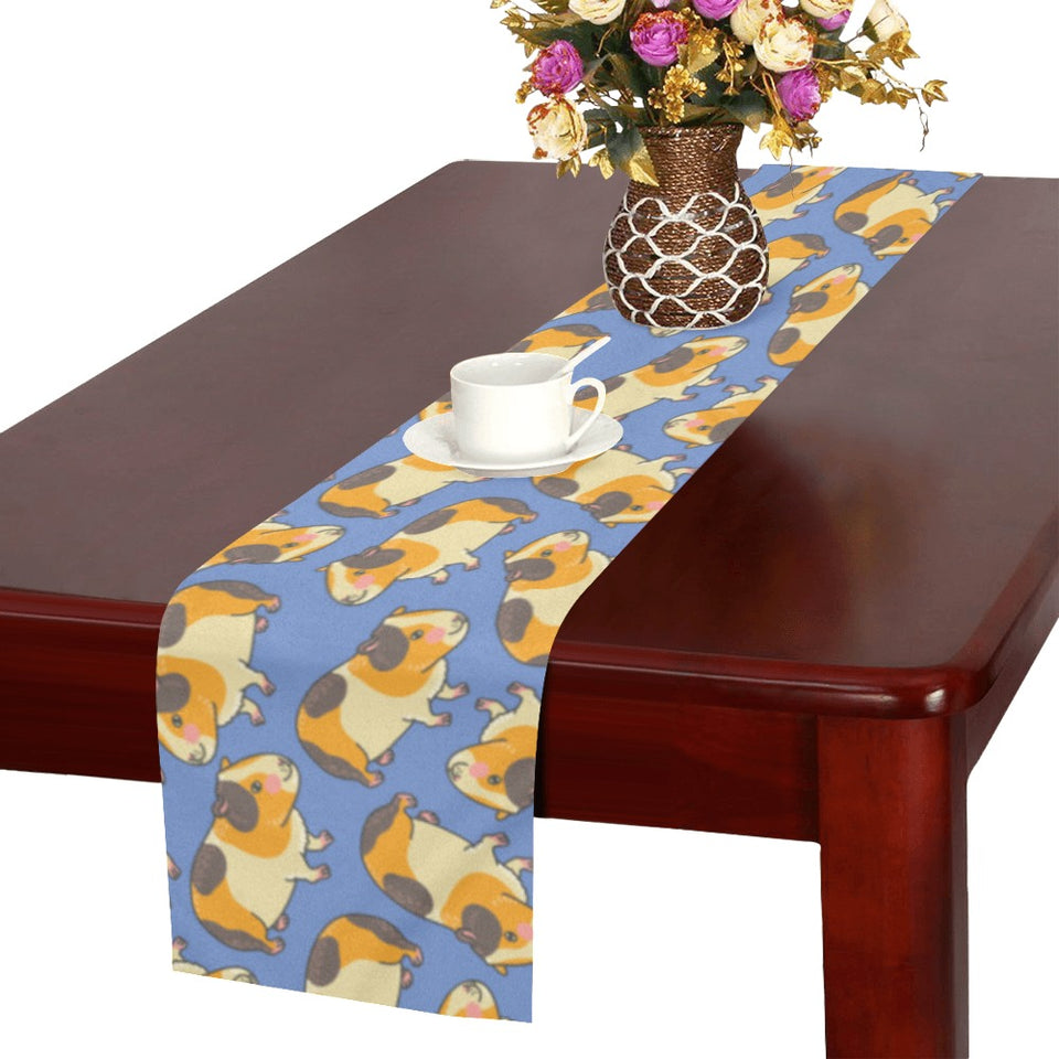 Guinea Pig Pattern Print Design 02 Table Runner