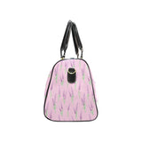 Lavender pattern pink background Travel Bag