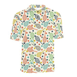 Tennis Pattern Print Design 03 Men's All Over Print Polo Shirt