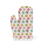 Color cute owl pattern Heat Resistant Oven Mitts