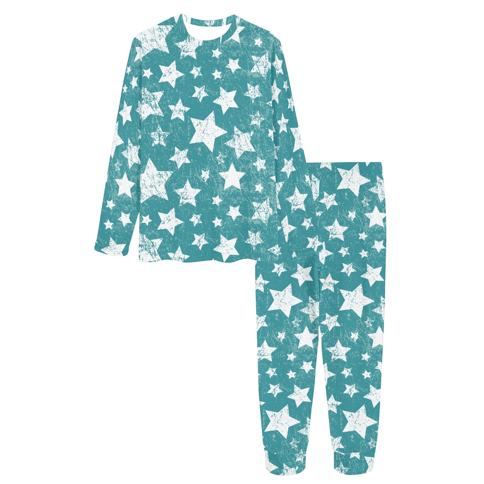Vintage star pattern Women's All Over Print Pajama Set