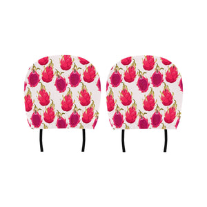 dragon fruits design pattern Car Headrest Cover