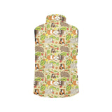 Guinea Pig Pattern Print Design 04 Men's Padded Vest