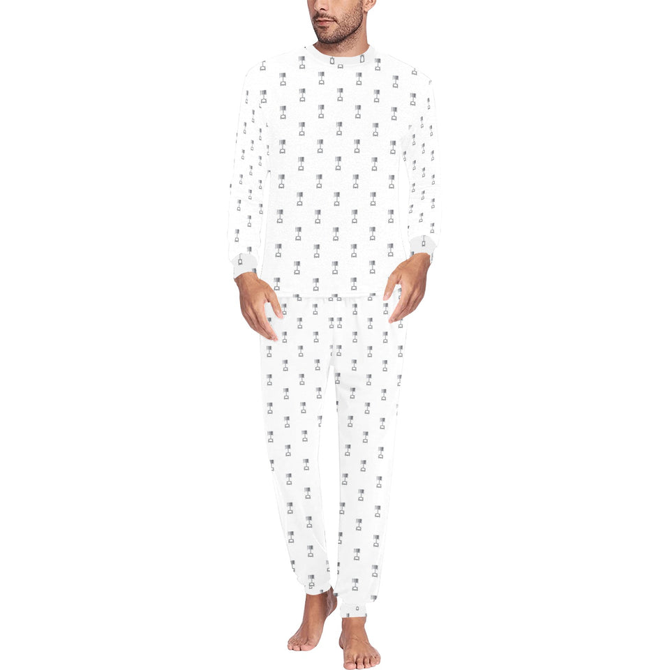 Engine Piston Background Pattern Print Design 01 Men's All Over Print Pajama