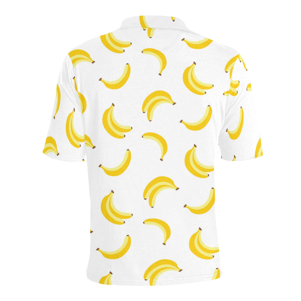 Banana pattern Men's All Over Print Polo Shirt