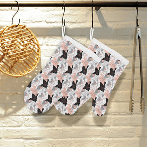 Pig Pattern Print Design 05 Heat Resistant Oven Mitts