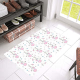 Cute poodle dog star pattern Doormat