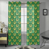 Horseshoes Pattern Print Design 05 Gauze Curtain