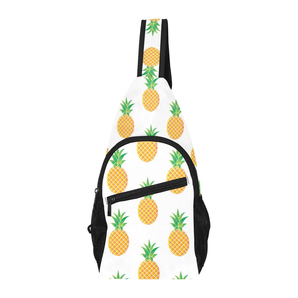 Pineapples pattern All Over Print Chest Bag