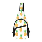 Pineapples pattern All Over Print Chest Bag
