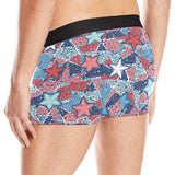Hand drawn colorful starfish Men's All Over Print Boxer Briefs Men's Underwear