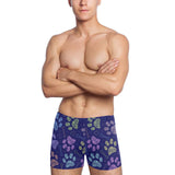 Dog Paws Pattern Print Design 02 Men's Swimming Trunks