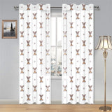 Greyhound Pattern Print Design 05 Gauze Curtain
