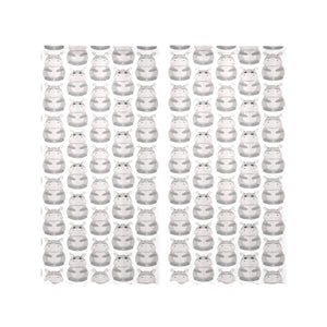 Hippopotamus Pattern Print Design 05 Gauze Curtain