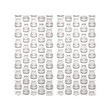 Hippopotamus Pattern Print Design 05 Gauze Curtain