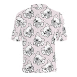 Cute french bulldog pattern Men's All Over Print Polo Shirt
