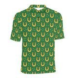 Horseshoes Pattern Print Design 05 Men's All Over Print Polo Shirt