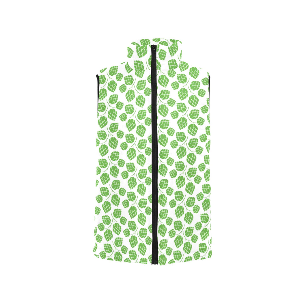 Hop pattern background Men's Padded Vest