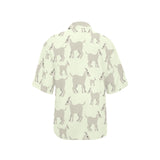 Little young goat pattern Women's All Over Print Hawaiian Shirt