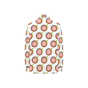Darts Pattern Print Design 04 Women's Long Sleeve Polo Shirt