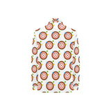 Darts Pattern Print Design 04 Women's Long Sleeve Polo Shirt