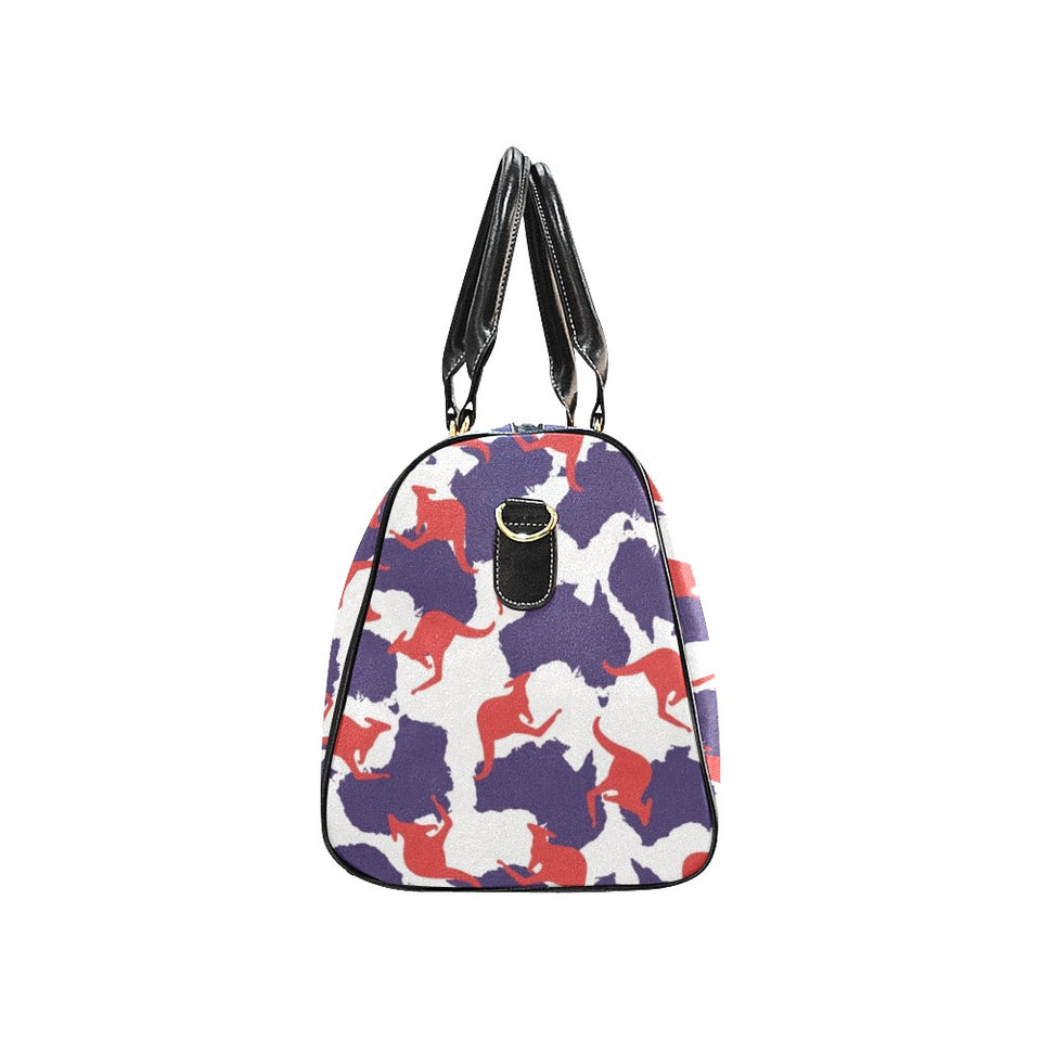 Kangaroo Australian pattern Travel Bag