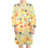 Sun Glasses Pattern Print Design 05 Men's Long Sleeve Belted Night Robe