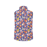 Goldfish Pattern Print Design 04 Women's Padded Vest
