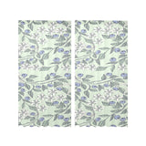 hand drawn blueberry pattern Gauze Curtain