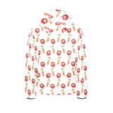 Daruma japanese wooden doll Kids' Boys' Girls' Padded Hooded Jacket