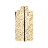 hand drawn peanuts pattern Women's Padded Vest